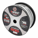 T-Spec V10 OFC Speaker Wire | 16 AWG | 500 ft. | White/Black - V10SW16500-WB