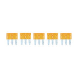 Install Bay 5 Amp Atl Dual Circuit Micro Fuses - 5 PK - E-ATL5
