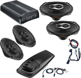 HERTZ AUDIO PLUG AND PLAY 4 SPEAKER KIT WITH SADDLEBAG 6X9 KIT HSP3