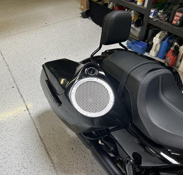 DIRTY BIRD CONCEPTS 23.5-CURRENT HARLEY DAVIDSON 8" W/HORNS SPEAKER LIDS