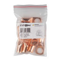 Install Bay Uninsulated Ring Terminal 1 Gauge 1/2 inch Copper -10 Pack - CUR112