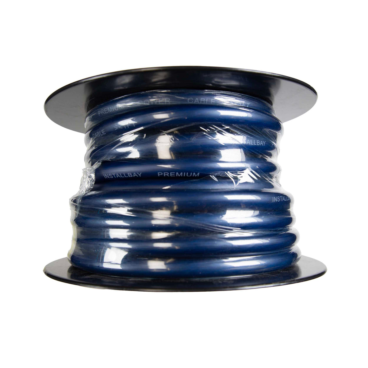 Install Bay CCA Value Line 1/0 Gauge Power Cable Blue - 50 Foot Coil - IBPC10-50