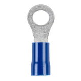 Install Bay Blue Vinyl Ring Terminal 6 Gauge 5/16 inch - Package of 25 - BVRT6516