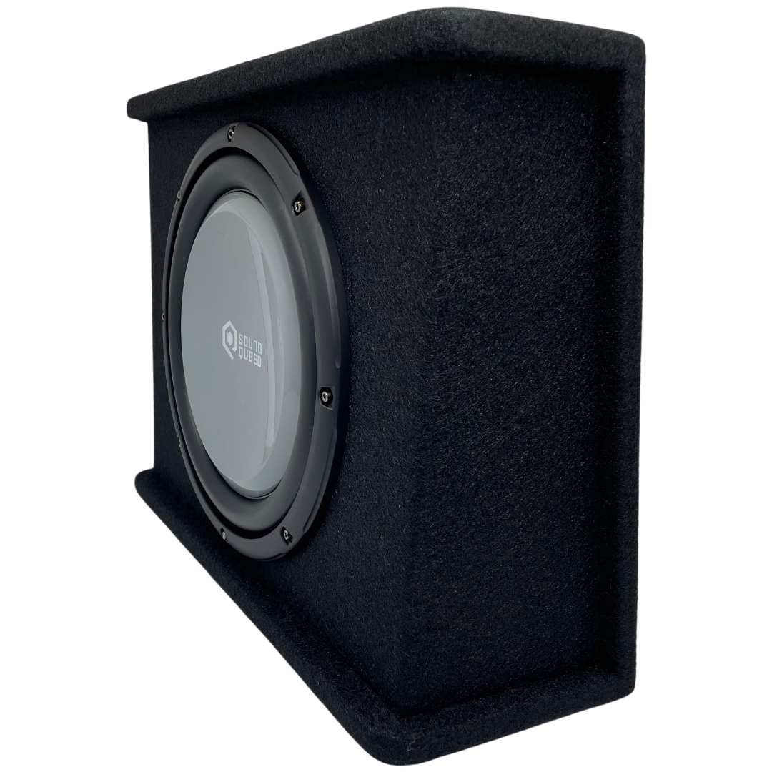 SoundQubed HDS2 12" Subwoofer Wedge Loaded and Powered Enclosure
