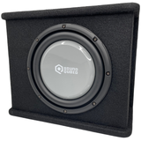SoundQubed HDS2 10" Subwoofer Wedge Loaded and Powered Enclosure