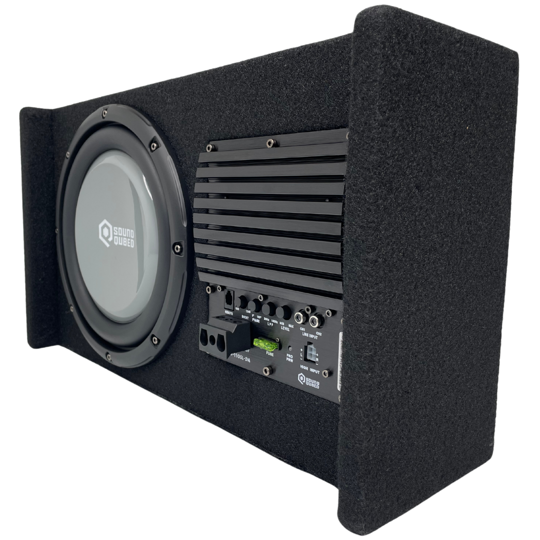 SoundQubed HDS2 10" Subwoofer Loaded and Powered Enclosure