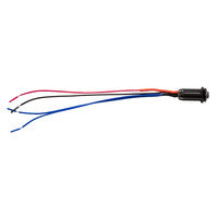 Install Bay Black 12MM Round Illuminated Latching Switch Blue Qty 2 - LB12B-2