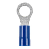 Install Bay Blue Vinyl Ring Terminal 6 Gauge 3/8 Inch - Package of 25 - BVRT638