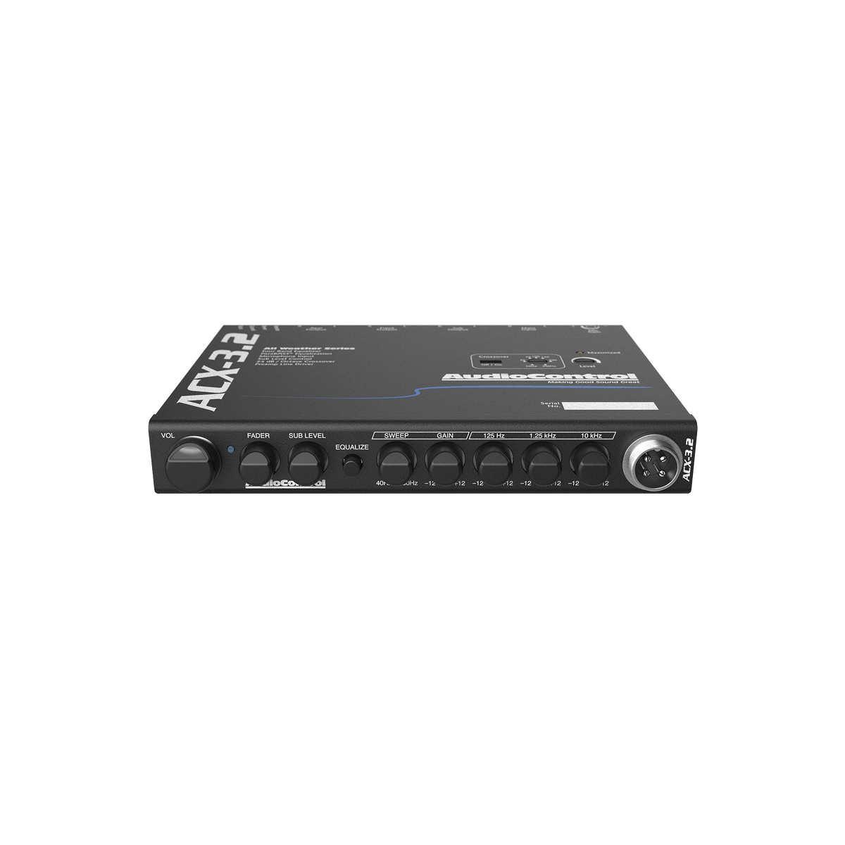 AudioControl ACX-3.2 All-Weather Equalizer & Crossover with Paging Mic