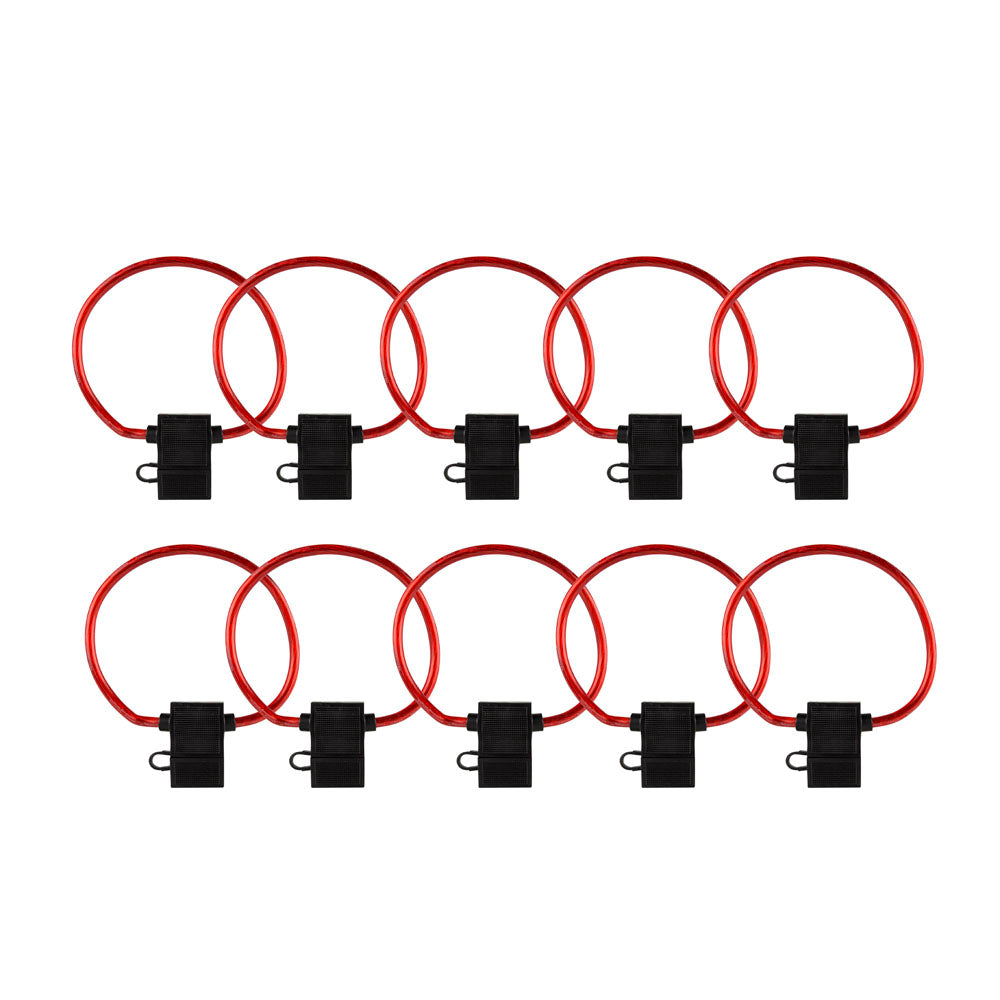 Install Bay ATC Fuse Holder With Cover 10 Gauge - Package of 10 - ATFH10C-10
