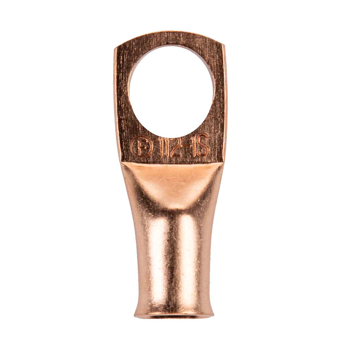 Install Bay Uninsulated Ring Terminal 1 Gauge 1/2 inch Copper -10 Pack - CUR112