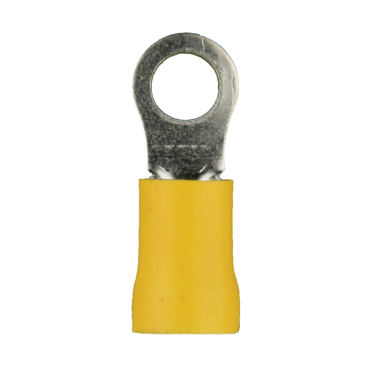 Install Bay Yellow Vinyl Ring Terminal 4 Gauge 3/8 inch - Package of 25 - YVRT438