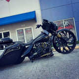 30 Inch El Krwa 3D Black Harley Wheel