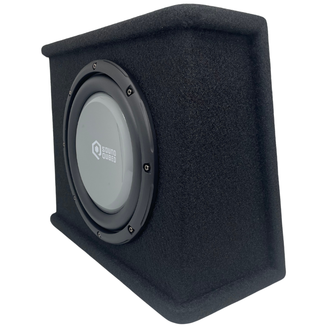 SoundQubed HDS2 10" Subwoofer Wedge Loaded and Powered Enclosure