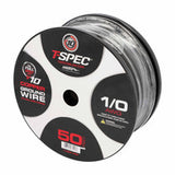 T-Spec V10 OFC Tinned Ground Wire | 1/0 AWG | 50 ft. | Black - V10GW-1050