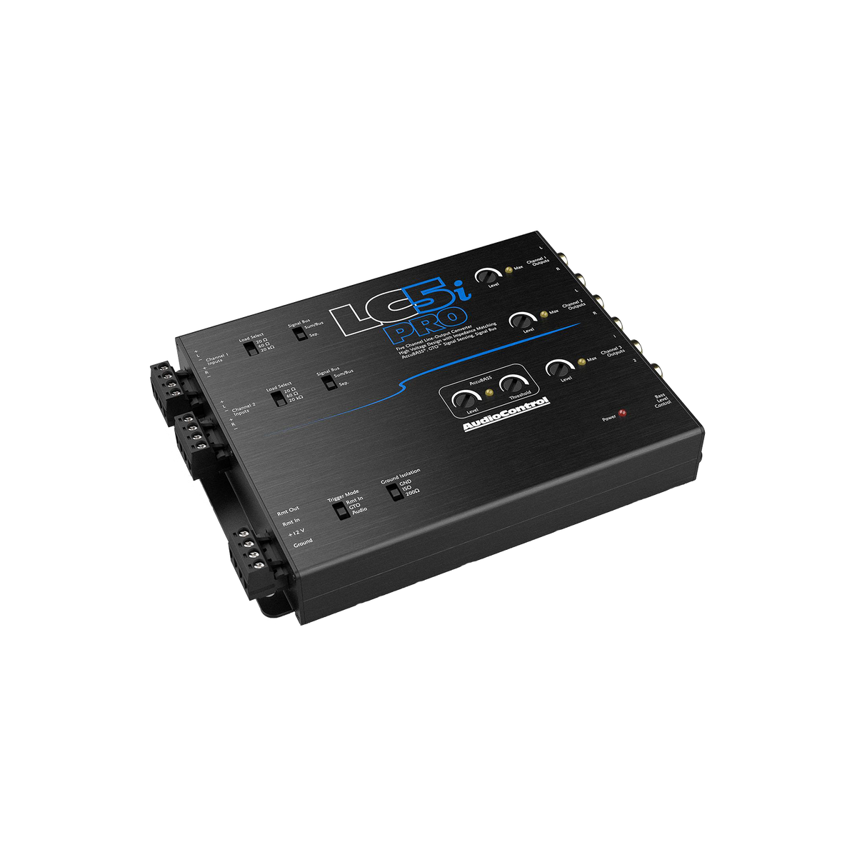 AudioControl LC5iPRO 5-Channel Line Output Converter w/AccuBASS & ACR-1 Remote