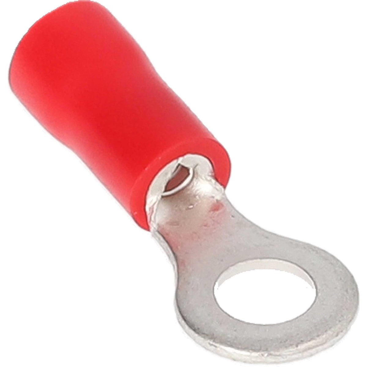 Install Bay Red Vinyl Ring Terminal 22-18 Gauge #8 - Package of 100 - RVRT8