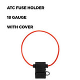 Install Bay ATC Fuse Holder With Cover 18 Gauge - Package of 10 - ATFH18C-10