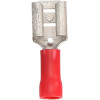 Install Bay Red Vinyl Female Quick Disconnect 22-18 Gauge .250 - RVFD250