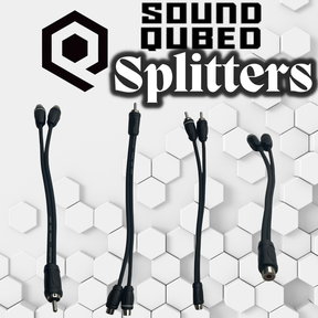 SoundQubed RCA Twisted Y Splitters