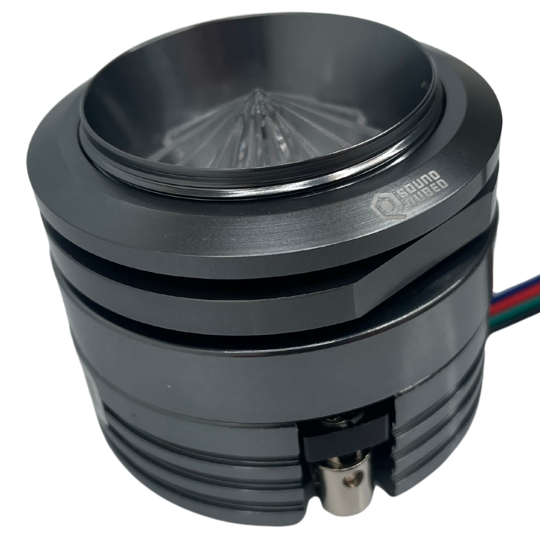 SoundQubed 1.6" HDX-PT2N Compression Neodymium Super Bullet Tweeter with RGB LED Light