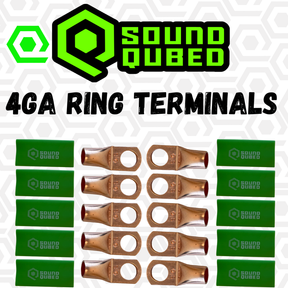 SoundQubed 4 Gauge Soundqubed Ring Terminals (3/8" hole)