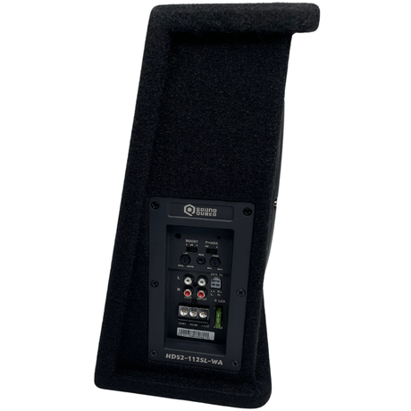 SoundQubed HDS2 12" Subwoofer Wedge Loaded and Powered Enclosure