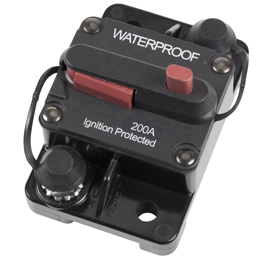 Install Bay Circuit Breaker Manual Reset IP67 Rated - 200 Amp - E-CB200MR