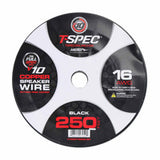 T-Spec V10 OFC Speaker Wire | 16 AWG | 250 ft. | Black - V10SW16250-BK