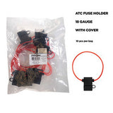 Install Bay ATC Fuse Holder With Cover 18 Gauge - Package of 10 - ATFH18C-10
