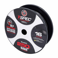 T-Spec V10 OFC Speaker Wire | 16 AWG | 250 ft. | Black - V10SW16250-BK