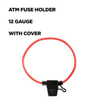 Install Bay ATM Fuse Holder With Cover 12 Gauge  - Package of 10 - ATFH12MC-10