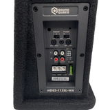 SoundQubed HDS2 12" Subwoofer Wedge Loaded and Powered Enclosure