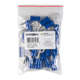 Install Bay Blue Vinyl Ring Terminal 6 Gauge 5/16 inch - Package of 25 - BVRT6516
