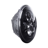 Metra Black Round Motorcycle Headlights - 7 Inch - BC-701B