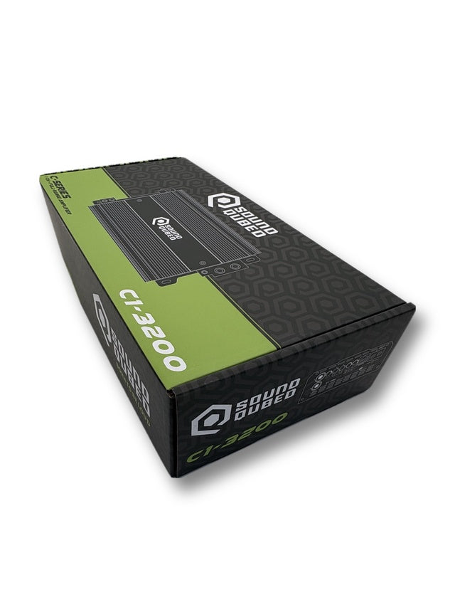 SoundQubed C1-3200 3,200w RMS Mono Amplifier Full Range Hybrid Compact Class D