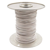 Install Bay 18 GA US GPT All Copper Primary Wire White w/Gray Trace - US18500WGY