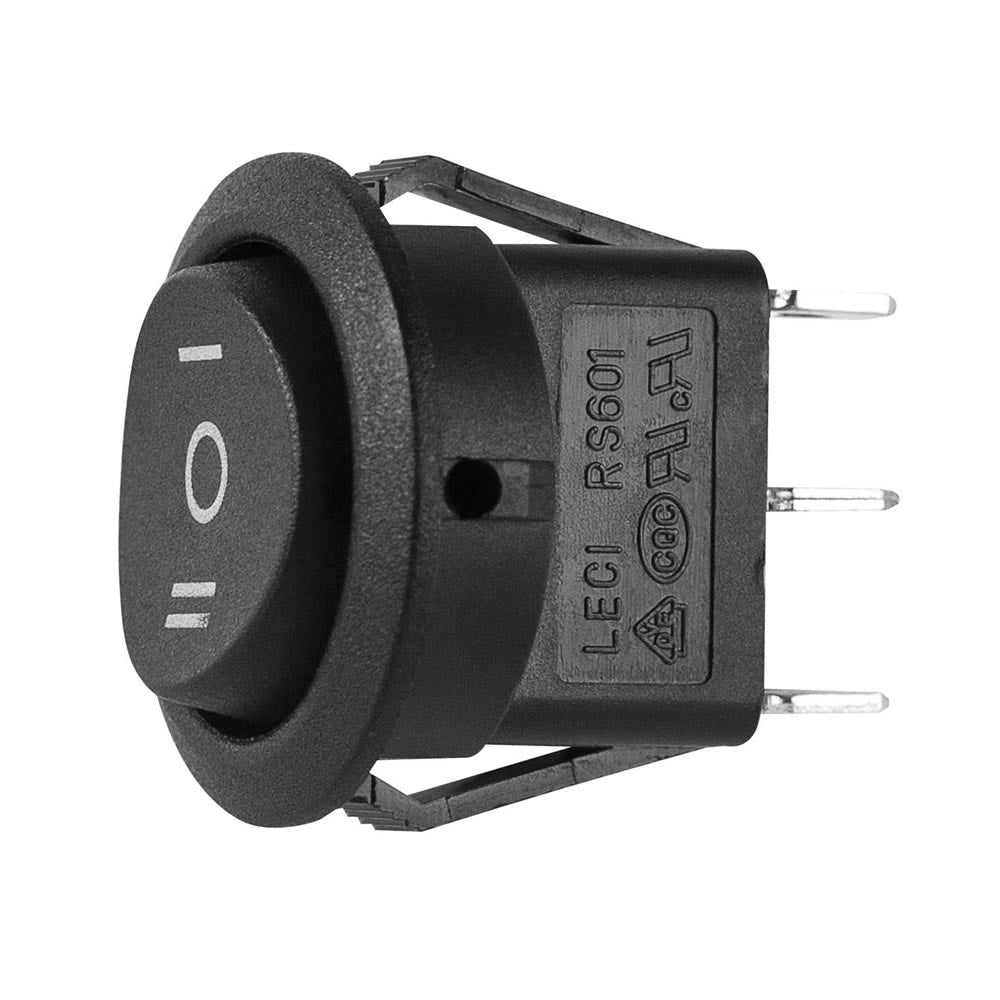 Install Bay Momentary Off Momentary Switch Round - 5 PK - IBRRMOMD
