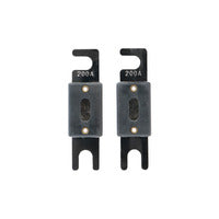 Raptor Mid Series Nickel-Plated ANL Fuses | 200A | 2 Pack - RANL200