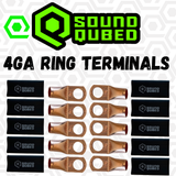 SoundQubed 4 Gauge Soundqubed Ring Terminals (3/8" hole)