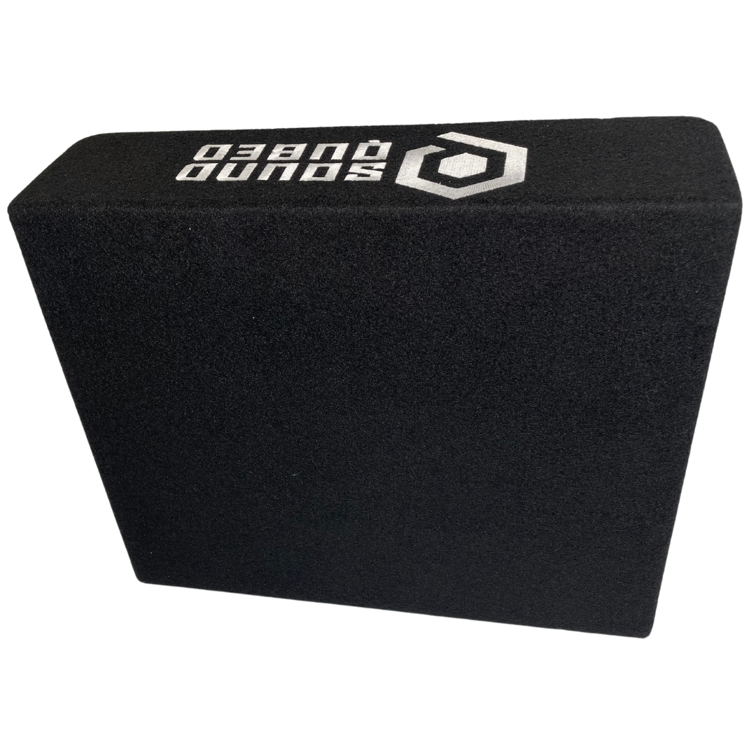 SoundQubed HDS2 12" Subwoofer Wedge Loaded and Powered Enclosure
