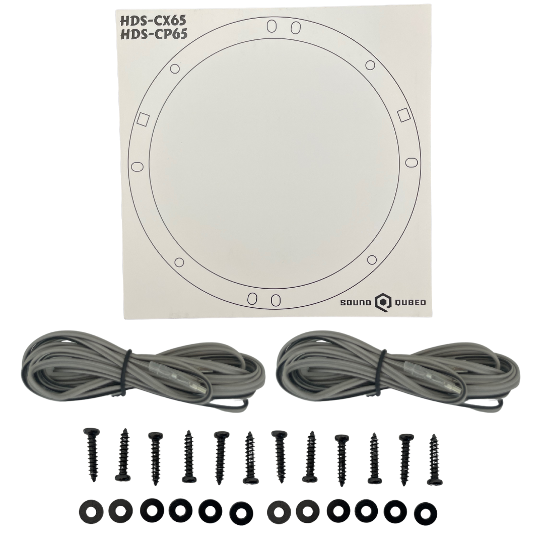 SoundQubed HDS Series 6.5" Coaxial 2-way Speakers (Pair)
