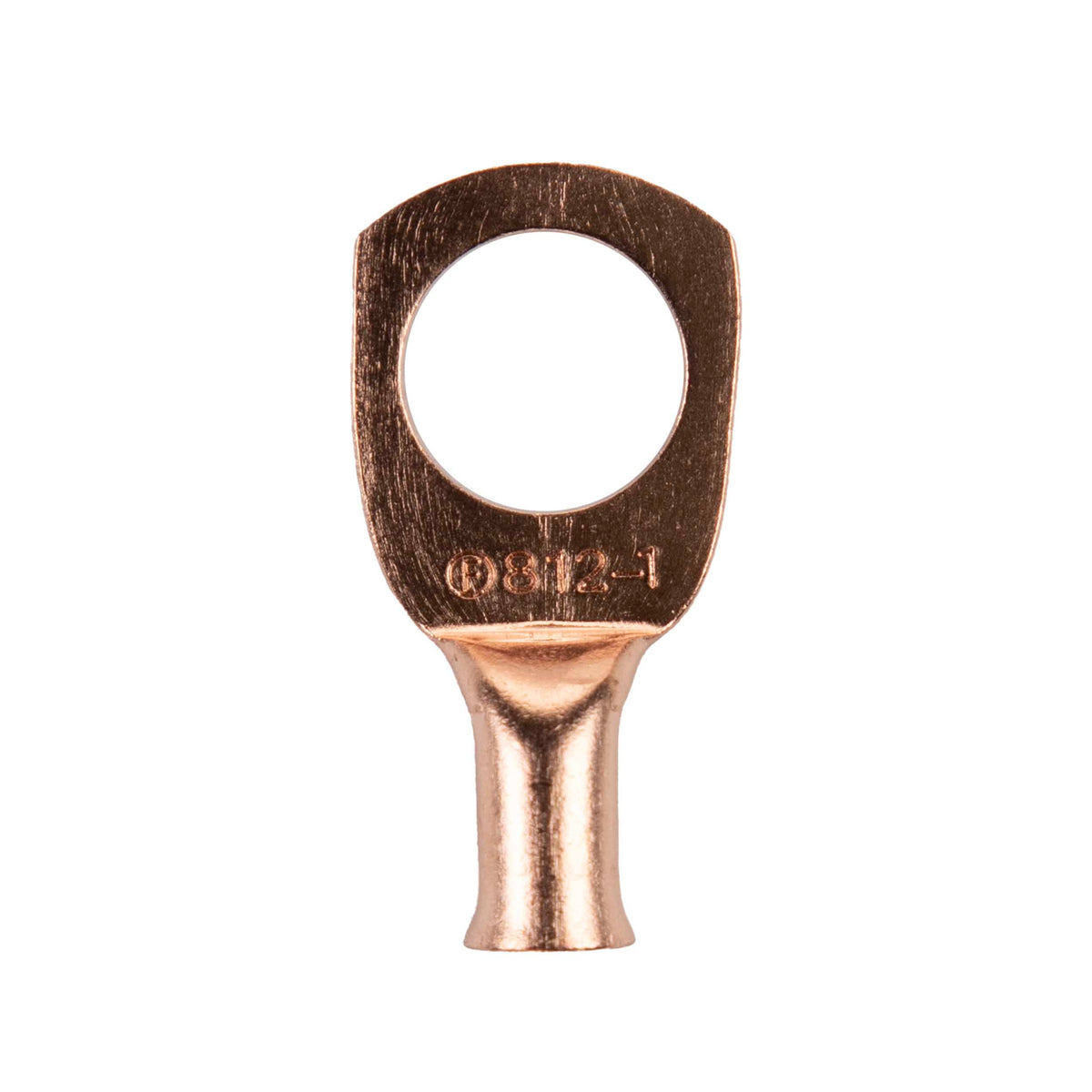 Install Bay Copper Uninsulated Ring Terminal 8 Gauge 1/2 inch - CUR812
