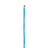 Install Bay 18 GA US GPT All Copper Primary Wire White w/Blue Trace - US18500WBL