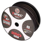 T-Spec V10 OFC Tinned Ground Wire | 8 AWG | 250 ft. | Black - V10GW-8250