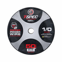 T-Spec V8GT OFC Power Wire | 1/0 AWG | 50 ft. | Blue - V8GT10B-50