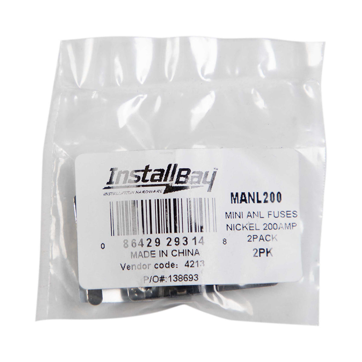 Install Bay Mini ANL 200 AMP Fuse Package of 2 - MANL200