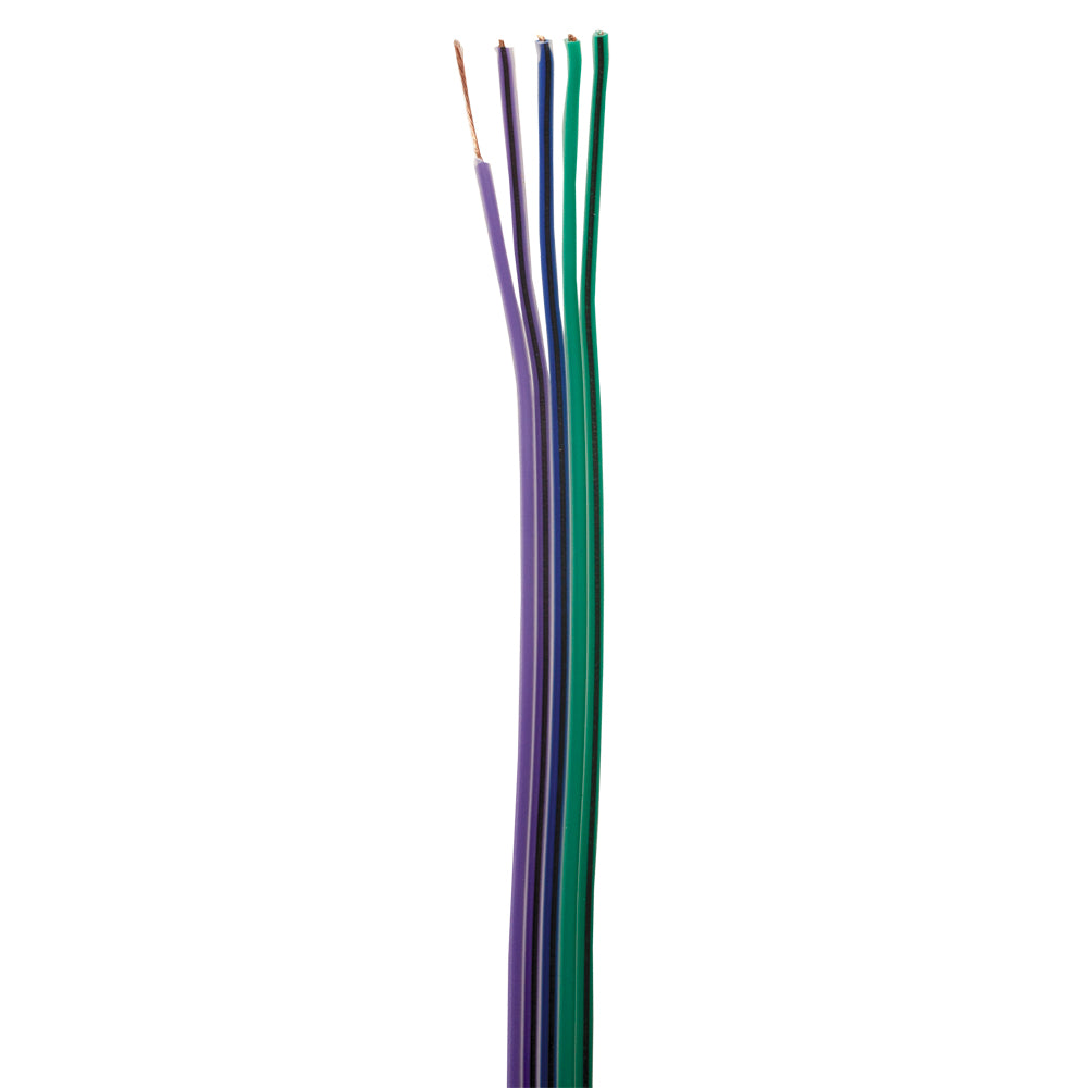 Install Bay 5 Conductor Flat Speaker Wire Rear - 200Ft CCA - FLAT5R