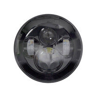Metra Black Round Motorcycle Headlights - 7 Inch - BC-701B