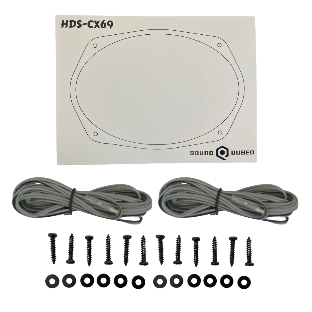 SoundQubed HDS Series 6x9" Coaxial 3-way Speakers (Pair)